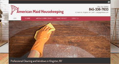 Desktop Screenshot of americanmaidhousekeeping.com